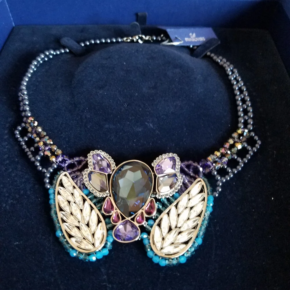 AUTHENTIC Swarovski Parade Large Statement Necklace NWT